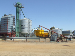 Gebert 4 Grain Cleaner field bin